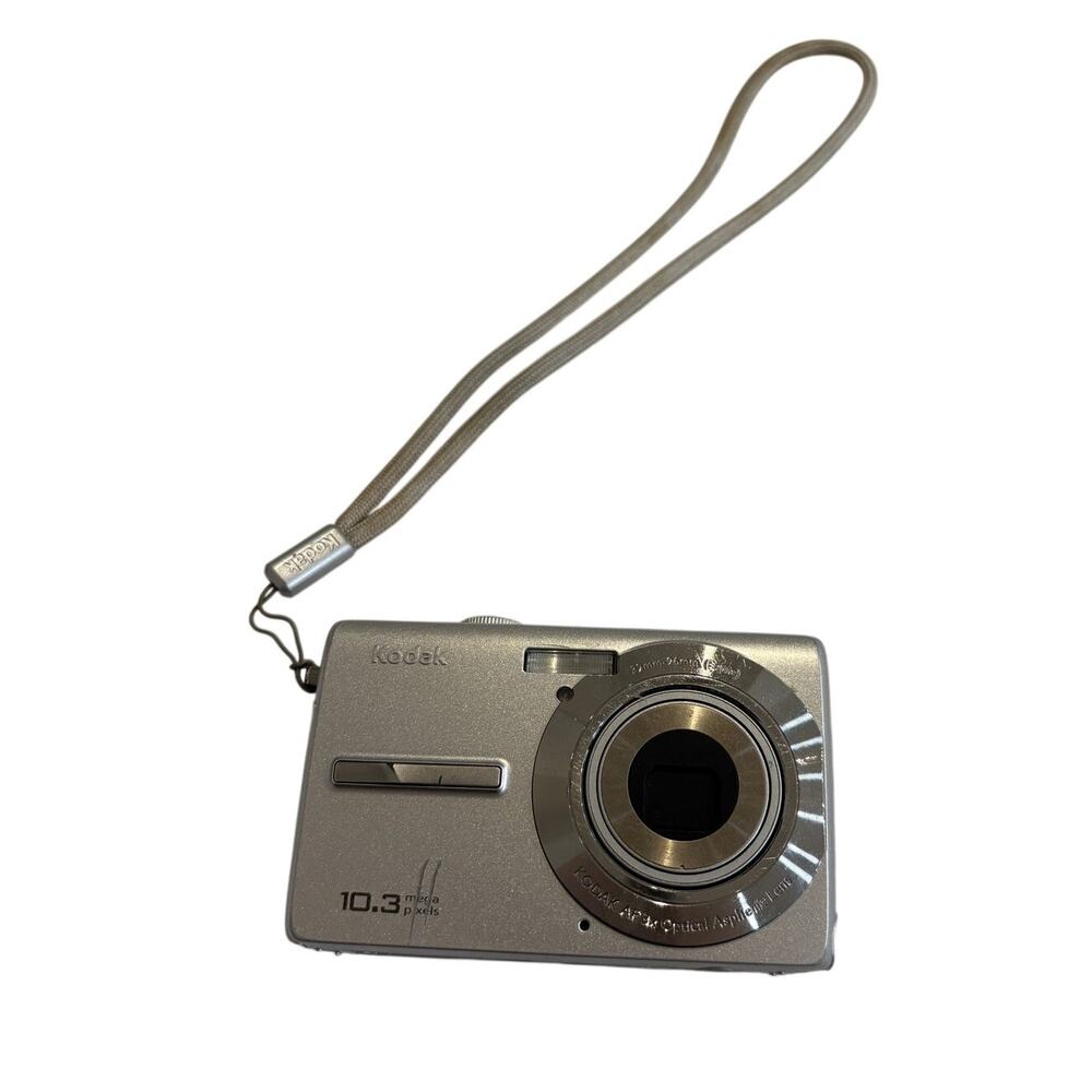 Kodak EasyShare M1063 10.3MP Digital Camera 3x Zoom Silver Tested NO BATTERY